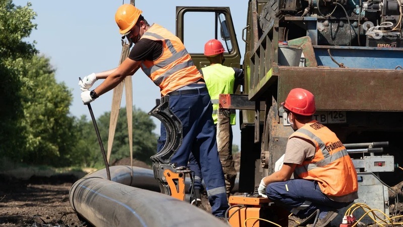Губернатор Ставрополья: «Качество воды в Марьиных Колодцах улучшится после ремонта водопровода»