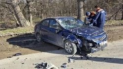 Водитель пострадала при столкновении двух легковушек под Минеральными Водами