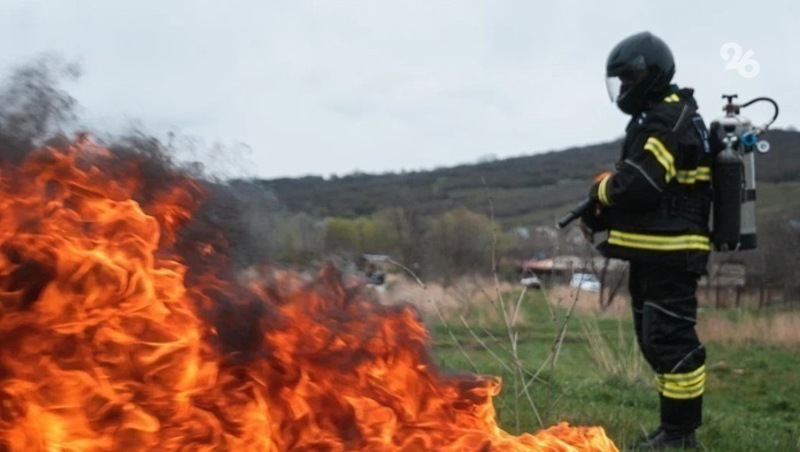 Поджог мог стать причиной возгорания на горе Машук в Пятигорске