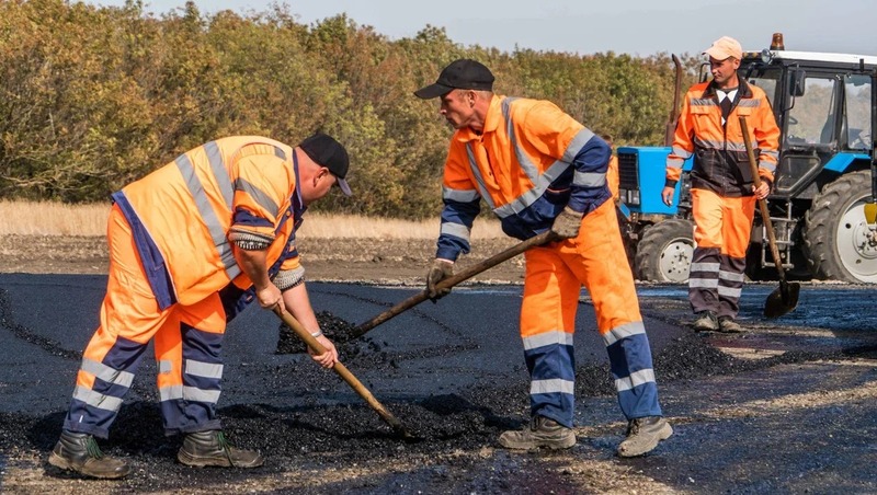 В Курском округе завершается ремонт четырёх километров региональной трассы