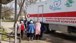 Более 70 жителей ставропольского села обследовались в передвижном лечебно-диагностическом комплексе