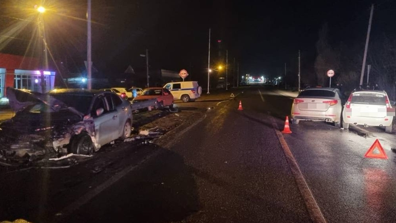 Один человек пострадал в массовой аварии в Будённовском округе 