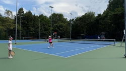 Новые теннисные корты открылись в школе Пятигорска