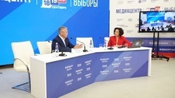 Губернатор Владимир Владимиров выступил в медиацентре в Ставрополе