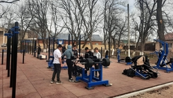 Новую спортплощадку установили в Георгиевском округе благодаря нацпроекту