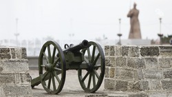 Лафет декоративной пушки на Крепостной горе Ставрополя пришёл в негодность