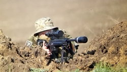 Снайпера из Георгиевского округа наградили медалью «За отвагу»