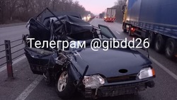 Водитель легковушки на Ставрополье отправил своего пассажира на больничную койку