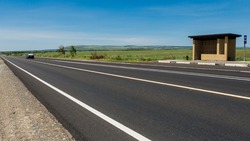 Участок дороги на границе Ставрополья и Карачаево-Черкесии защитили слоями износа