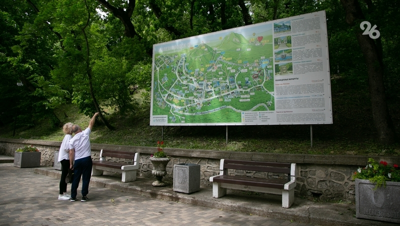 Колоннаду у бювета «Книга» и территорию озера преобразят в Железноводске