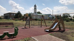 Детскую площадку открыли в ауле Куликовы Копани 