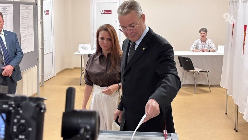 Губернатор Владимиров проголосовал на выборах в гордуму Ставрополя