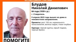 Пропавшего пенсионера в чёрной куртке ищут в Ставрополе 