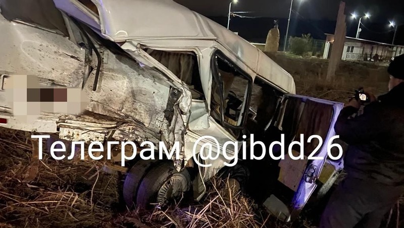 Пассажир «Газели» погиб в ДТП в Шпаковском округе 