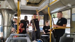 Музыкальный троллейбус курсирует в Ставрополе