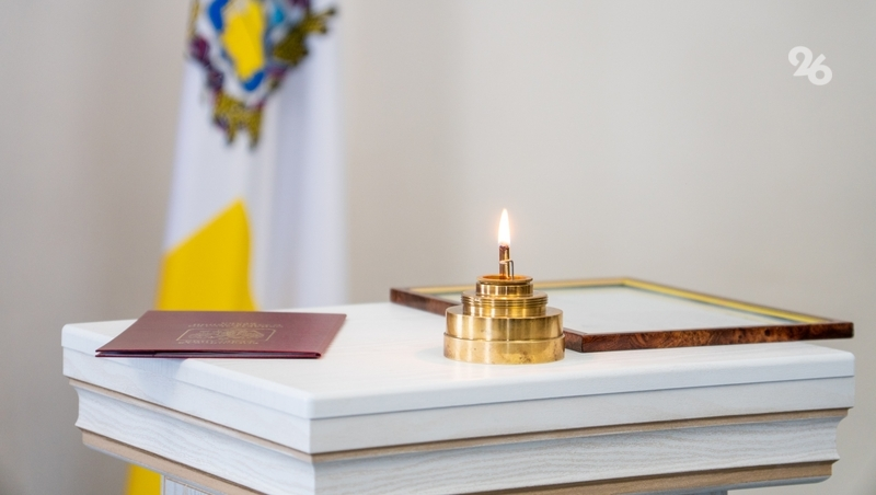 Переданный молодожёнам Ставрополя огонь «родом» из муромского Свято-Троицкого монастыря