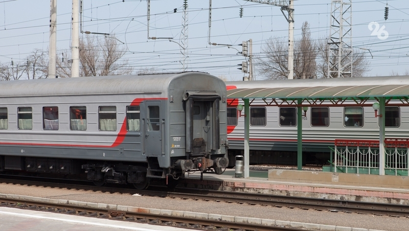 Поезд врезался в грузовик на Ставрополье 