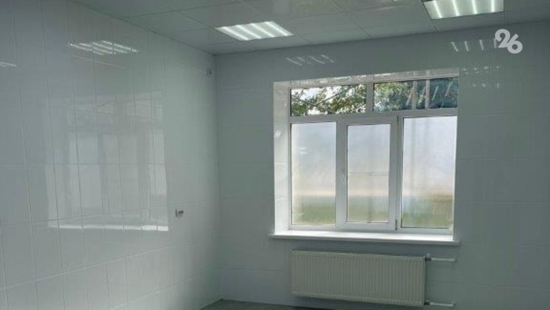 В Труновском округе капитально отремонтировали двухэтажную поликлинику