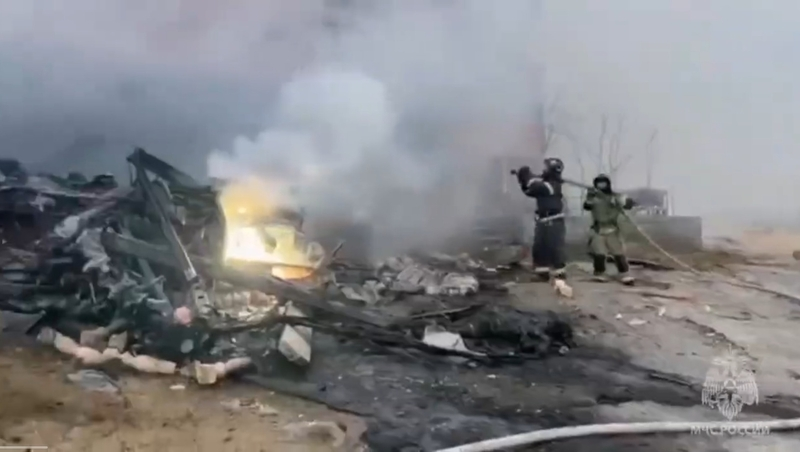 После крушения вертолёта в Дагестане возбудили уголовное дело