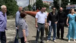 Центральный проспект в Лермонтове начали реконструировать
