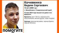 15-летний подросток в красной ветровке пропал на Ставрополье