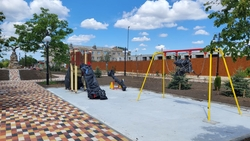 Благоустройство аллеи в селе Арзгир планируют завершить до конца июня