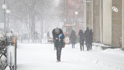 Порывистый ветер и снег ожидаются на Ставрополье в День защитника Отечества 