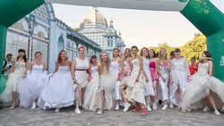 Традиционный забег невест прошёл в Железноводске