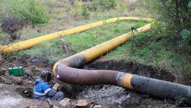 В Октябрьском районе Ставрополя полностью восстановили нарушенное из-за оползня газоснабжение 