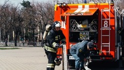 При пожаре в Шпаковском округе пострадал человек