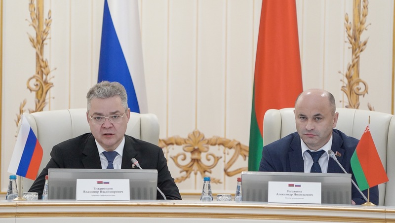 Губернатор Владимиров принял участие в заседании по сотрудничеству Ставрополья и Белоруссии