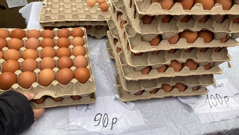 Яйца по цене от 90 рублей за десяток будут продавать на Ставрополье на выходных