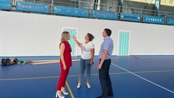 Ремонт спортивного комплекса завершают в Кировском округе 