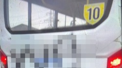 Одна из новых машин на маршруте № 10 в Ставрополе не вышла на линию из-за неприличной надписи