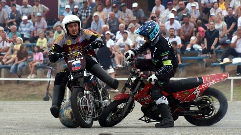 Ставропольские мотоболисты в кубанской станице Кирпильской одолели хозяев поля