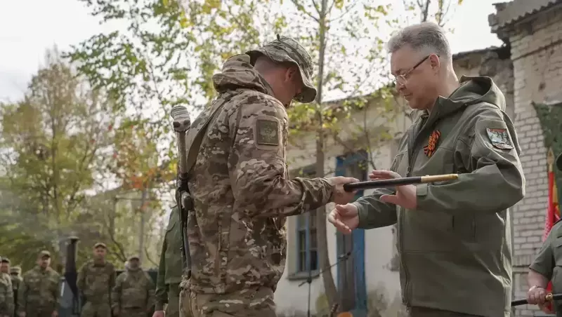 Владимир Владимиров поздравил бригаду «Терек» с трёхлетием со дня основания