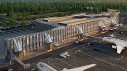 Готовность нового аэровокзального комплекса в аэропорту Минвод достигла 22%