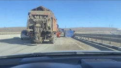 Проезд к Ставрополю открыли для грузовиков и автобусов