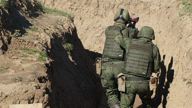 На Ставрополье военные отработали штурм укреплений, воссозданных по опыту СВО