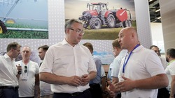 Глава Ставрополья поучаствовал в заседании на краевой выставке сельхозтехники «День поля»