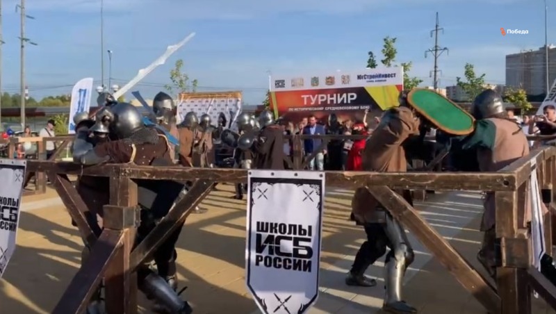 Турнир по историческому средневековому бою прошёл в Ставрополе