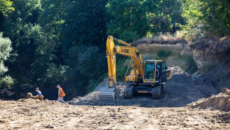 Восстановительные работы в разрушенном ливнями тупике планируют завершить в Ставрополе до 1 октября