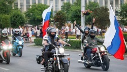 Около 20 ставропольских мотоциклистов участвуют в мотопробеге в честь Дня России