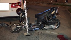 Скутерист-бесправник устроил повторную аварию в Ставрополе