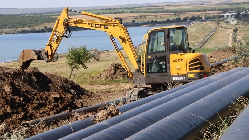 Новый водопровод построят в Винсадах до конца года
