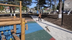 Парковую зону благоустраивают в селе Октябрьском на Ставрополье