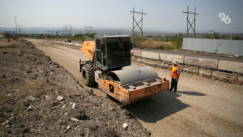 Ремонт участка Западного обхода Георгиевска планируют завершить до конца года