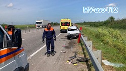 После аварии на трассе «Кавказ» в Ставропольском крае 83-летний водитель попал в больницу
