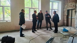 Ремонт спортзала в Зеленокумске планируют завершить до конца года