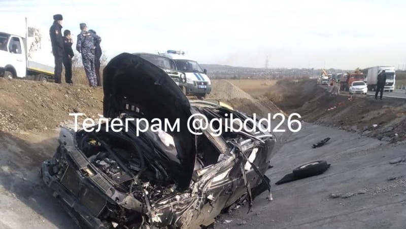 Водители двух иномарок погибли в ДТП на Ставрополье